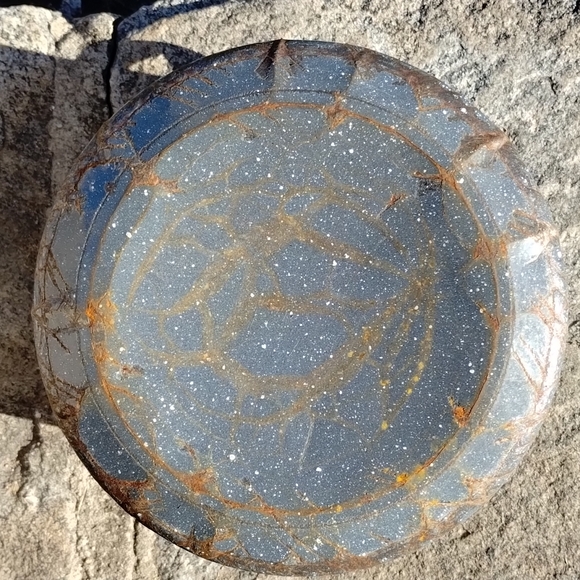 #5 VINTAGE Graniteware Dual Handled Country Pot - Picture 6 of 9